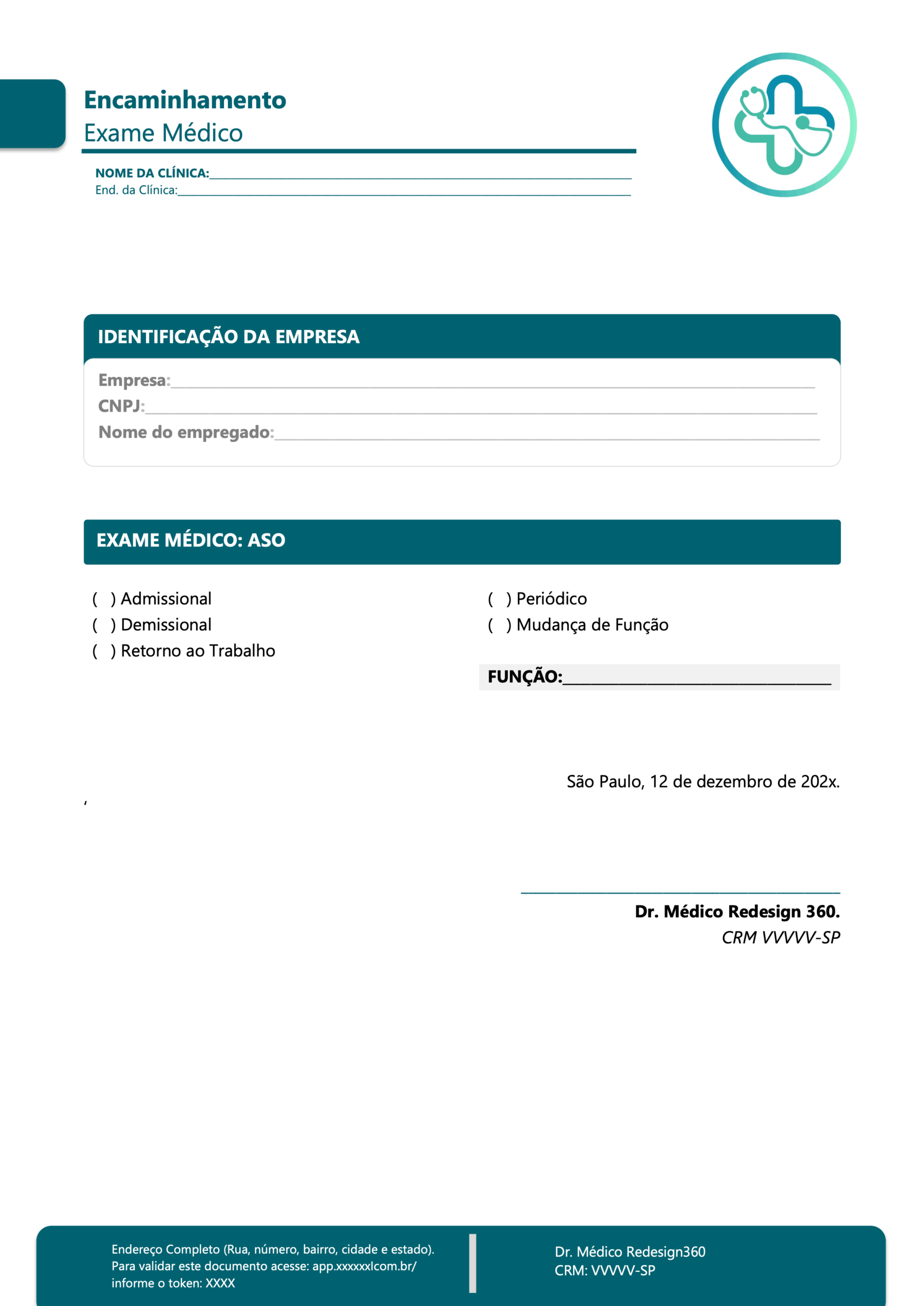 Encaminhamento Exame Médico