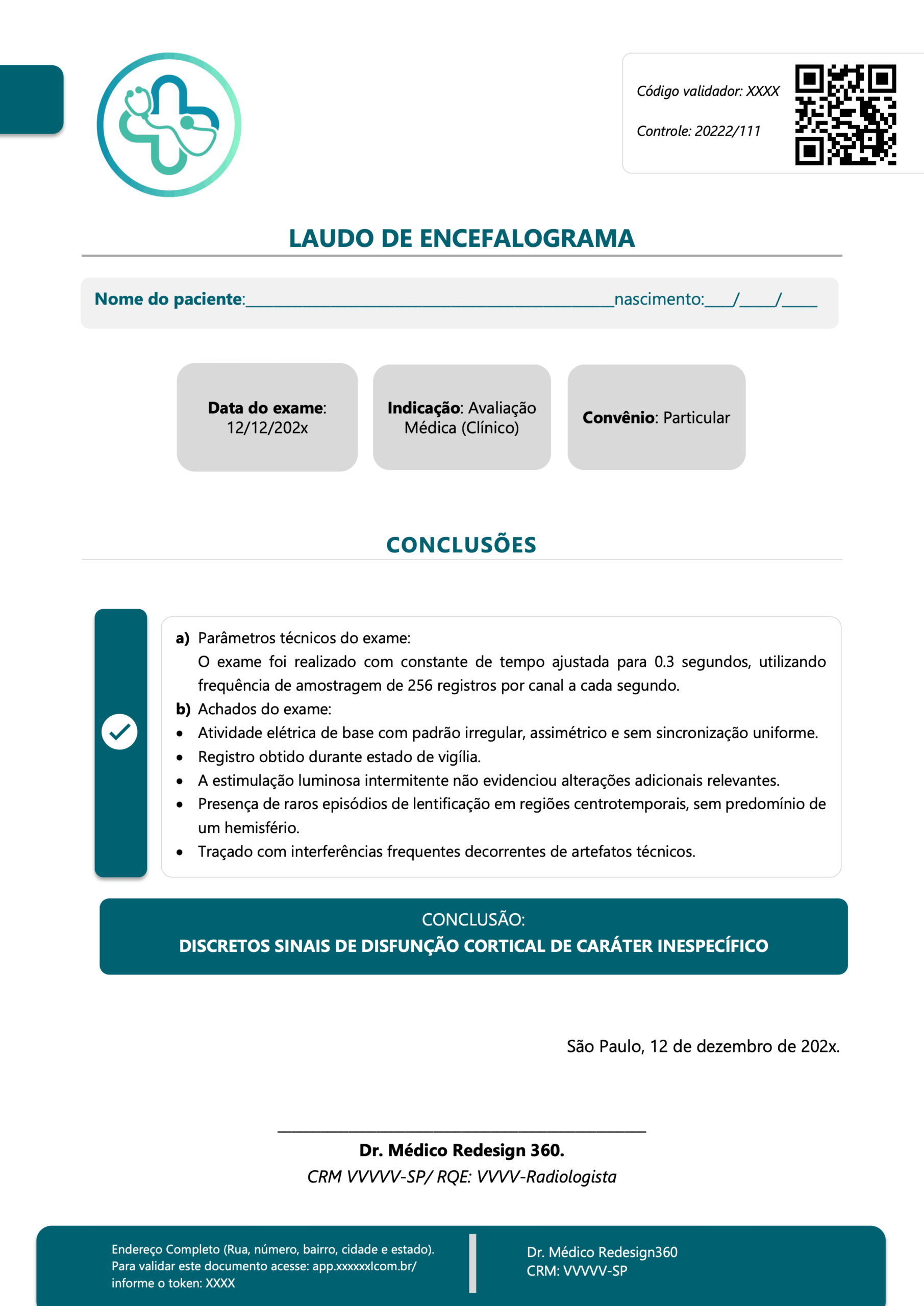 Laudo Médico (Eletroencefalograma)