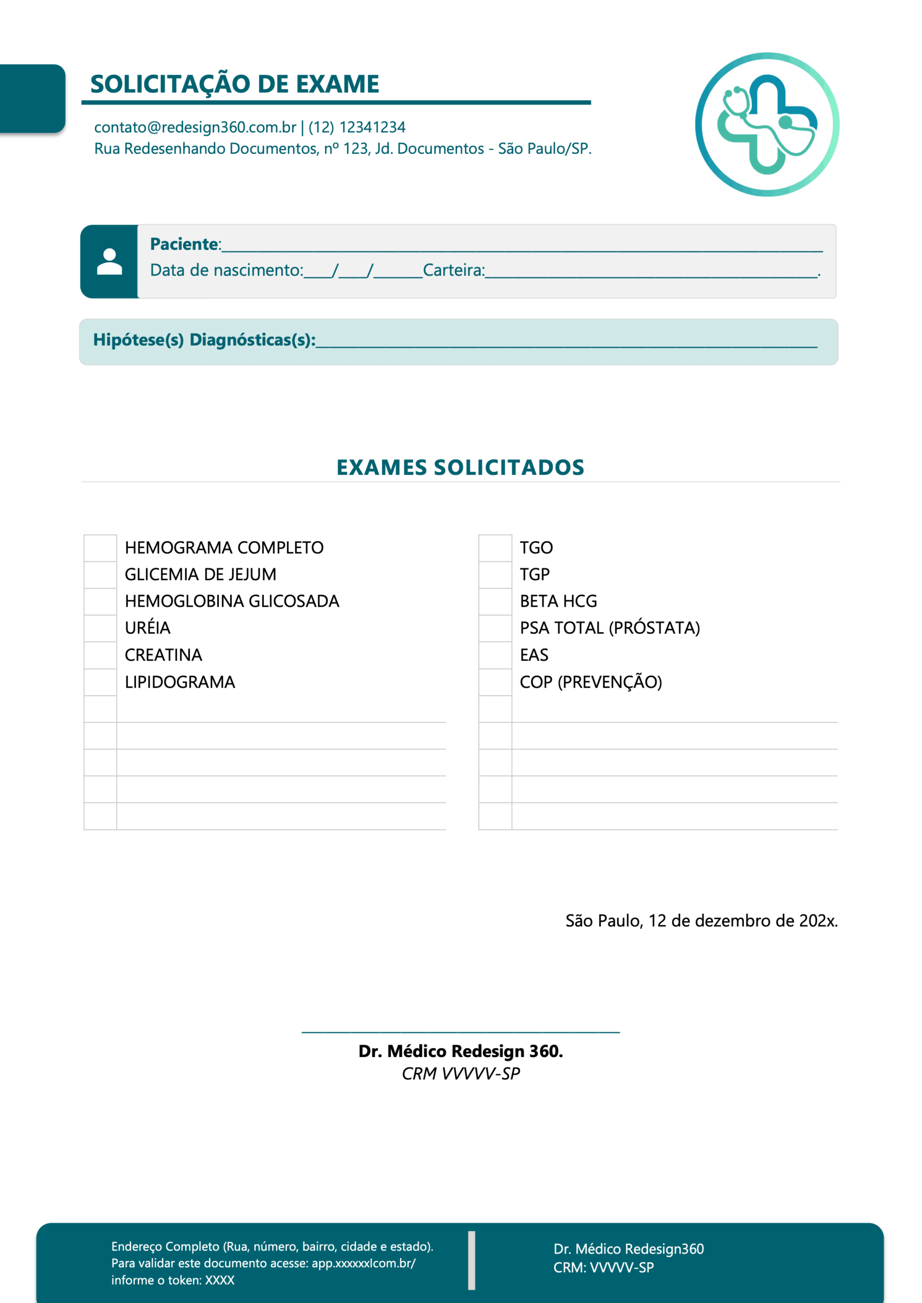Solicitação de Exames II