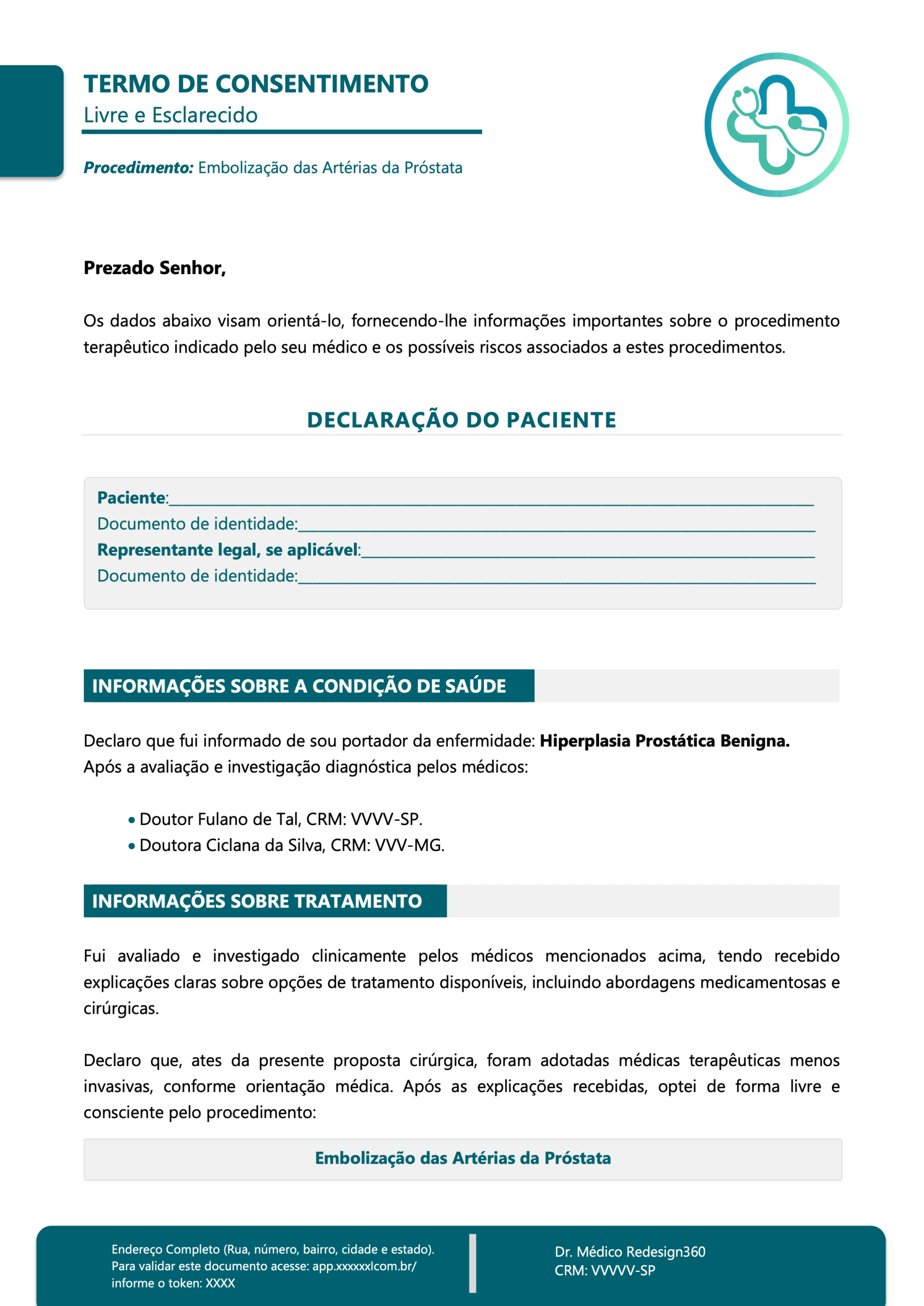 Termo de Consentimento Livre e Esclarecido